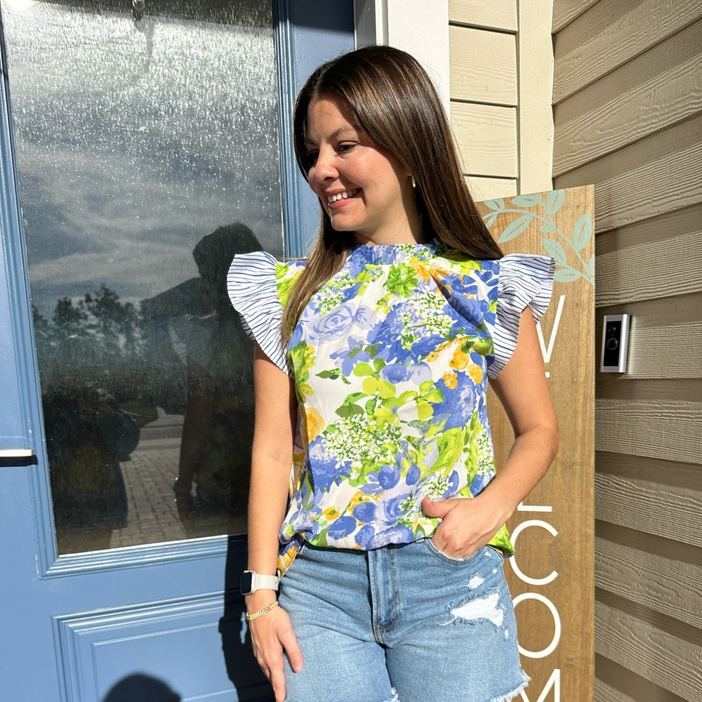 Flower Party Top